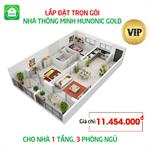 Trọn gói nhà thông minh Hunonic VIP cho nhà 1 tầng, 3 phòng ngủ